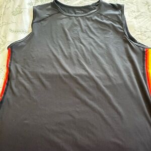 TomboyX Black Performance Tank Top